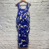 ISSEY MIYAKE
BLUE/WHITE JUMPSUIT