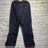 ENTIRE STUDIOS BLUE JERSEY CARGO TROUSERS