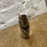 VIVIENNE WESTWOOD GUNMETAL ARMOUR RING (.925 SILVER)