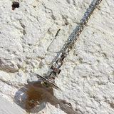 VIVIENNE WESTWOOD SILVER 3D ORB PENDANT