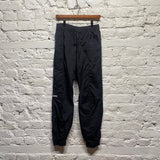 VETEMENTS 
SS17 BLACK NYLON JOGGERS