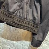 BURBERRY HIGHGROVE COLLECTION BROWN BOMBER JACKET