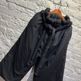 CRAIG GREEN BLACK PADDED CROP TROUSERS