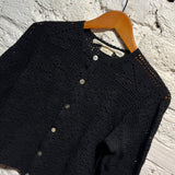 COMME DES GARÇONS BLACK CARDIGAN
