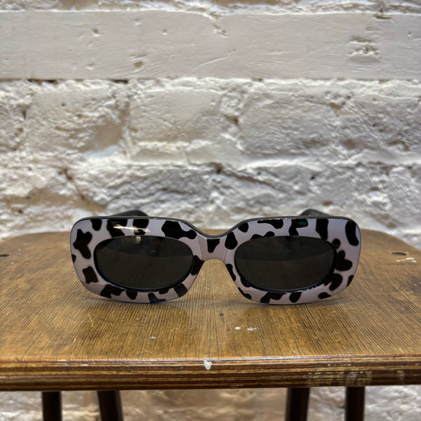 VERSACE 	BLACK & WHITE SUNGLASSES