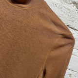 NANUSHKA 
CARAMEL FINE KNIT TOP