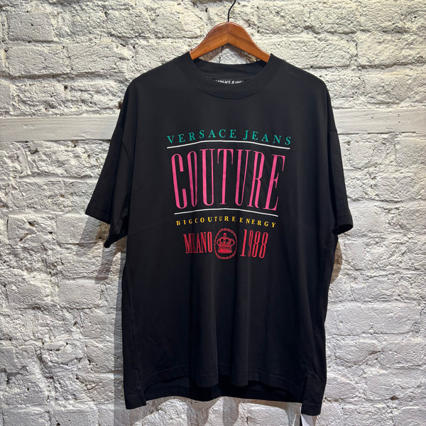 VERSACE 	JEANS COUTURE BIG COUTURE ENERGY PRINT T SHIRT