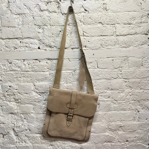 BALLY 
BEIGE LEATHER  SHOULDER BAG
