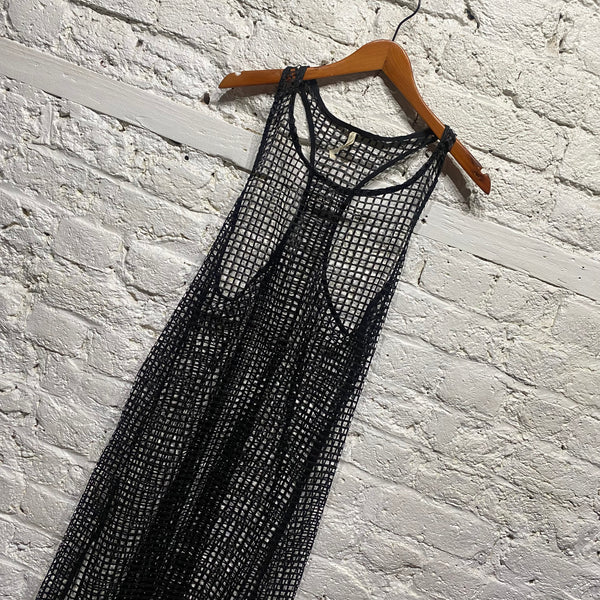 TOUCHÉ BALNEAIRE BLACK NET DRESS