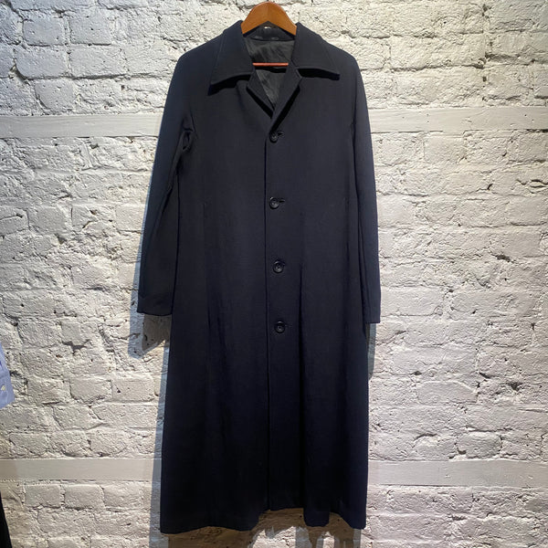 YOHJI YAMAMOTO Y’S WOMENS BLACK OVERCOAT