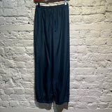 KATHARINE HAMNETT “LUCIA” BLUE SILK TROUSERS
