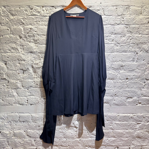STELLA MCCARTNEY NAVY SILK DRESS