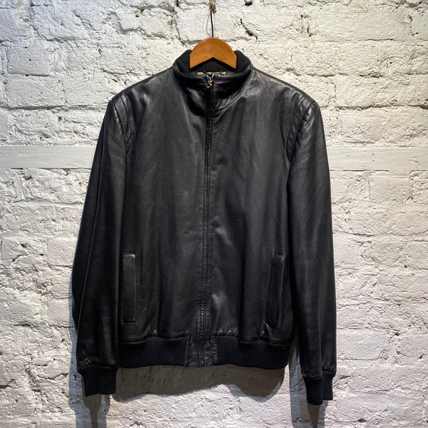 GUCCI VINTAGE 1980’s G.GUCCI LEATHER BOMBER