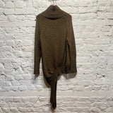 YOHJI YAMAMOTO + NOIR ARMY GREEN KNIT JUMPER