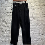 DRIES VAN NOTEN BLACK DENIM JEANS