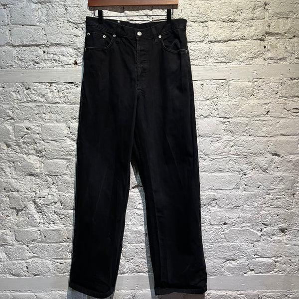 DRIES VAN NOTEN BLACK DENIM JEANS