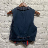 ALEXANDER MCQUEEN 
MCQ  WOMENS STRIPED WAISTCOAT
