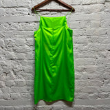 KWAIDAN EDITIONS 
NEON GREEN SLIP DRESS