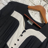 ELAINE BERNSTEIN
BLACK/WHITE DRESS