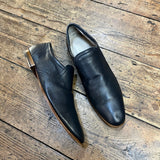 KITON
BLACK CALF SKIN SLIP ONS HAND MADE IN ITALY