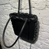 AT-KOLLEKTIVE x NATACHA RAMSEY-LEVI BLACK LEATHER HANDBAG