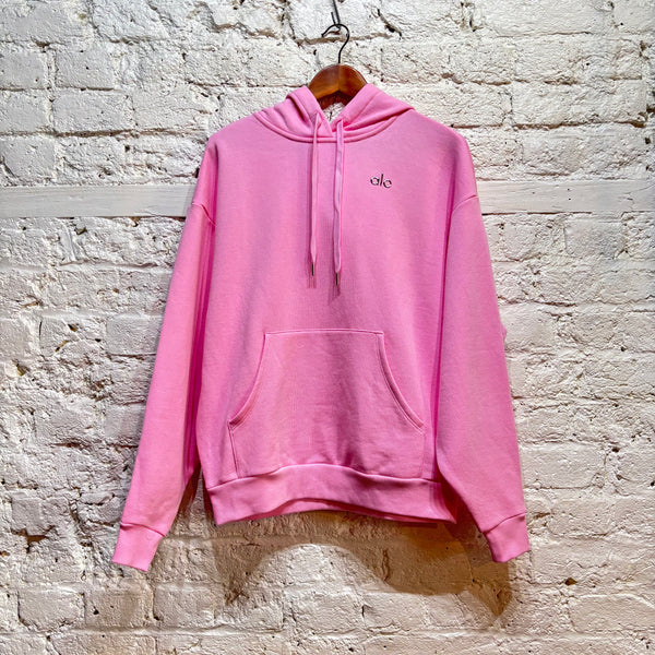 ALO	HOT PINK HOODIE