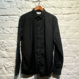 SAINT LAURENT BLACK COTTON SHIRT