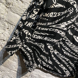 MOSCHINO JEANS BLACK/WHITE PRINT SHIRT