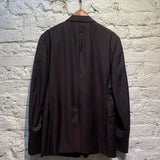 PRADA 2BUTTON POLKA DOT BROWN/BORDEAUX JACKET