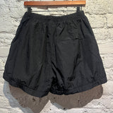 STONE ISLAND BLACK NYLON SHORTS WITH MESH LINING