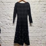 ALAIA WOOL/LUREX DRESS