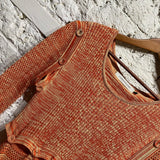 CHRISTOPHER ESBER
ORANGE MELANGE KNIT DRESS