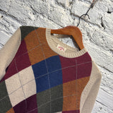 BROOKS BROTHERS
ARGYLE KNIT SWEATER