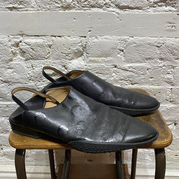 MARINE SERRE BLACK MOON MULES