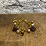 UNGARO PEARL & ROSE BRACELET