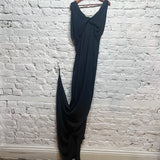 VIVIENNE WESTWOOD
GOLD LABEL COUTURE 
BLACK SILK BACKLESS DRESS