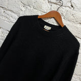 ACNE STUDIOS 
BLACK WOOL/CASHMERE SWEATER