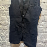 ALEXANDER MCQUEEN	BLACK SLEEVELESS DJ