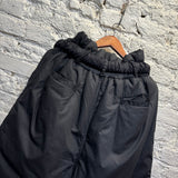 CRAIG GREEN BLACK PADDED CROP TROUSERS