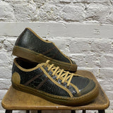 MARC JACOBS GREEN SNAKESKIN TRAINERS