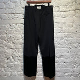 NULLUS BLACK WIDE LEG TROUSERS