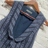 ALEXANDER MCQUEEN 
MCQ  WOMENS STRIPED WAISTCOAT