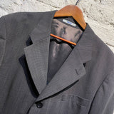 KENZO  HOMME VINTAGE GREY FINE STRIPE SUIT