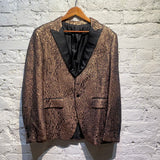 STEVE BELL BESPOKE BRONZE EMBROIDERED DINNER JACKET