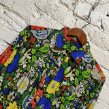 JOSEPH
MULTICOLOURED FLORAL SILK PRINT DRESS