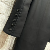 CHANEL VINTAGE BLACK FROCK COAT