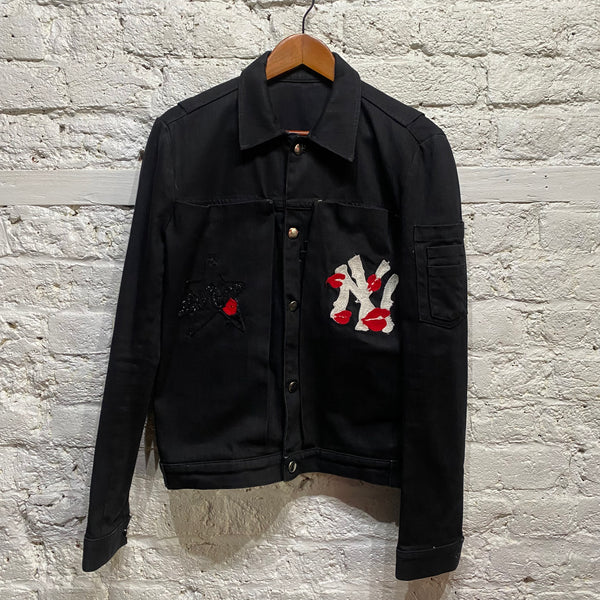 LAROPA BLACK DENIM JACKET