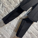 COMME DES GARCONS	HOMME PLUS BLACK SPLIT KNEE TROUSERS