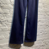 GUCCI WOMENS DARK NAVY DENIM FLARED JEANS