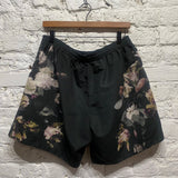 ALEXANDER MCQUEEN 
BLACK SWIM SHORTS